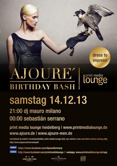 Ajour Birthday Bash - Das Trendmagazin feiert Jubiläum!