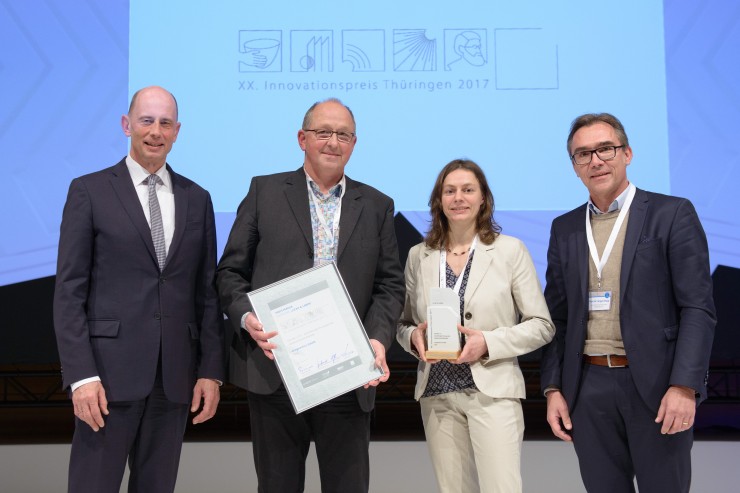 Zweiter Innovationspreis für GynTect in 2017:  oncgnostics ist Gewinner des Innovationspreises Thüringen in der Kategorie 