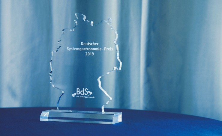 Das sind die Nominierten für den Deutschen Systemgastronomie-Preis 2019: Jury hat drei Nominierte ausgewählt  Die Verleihung findet am 20. September 2019 beim BdS-Mittagsempfang in München statt