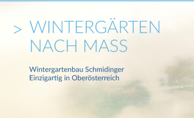 Wintergartenbauunternehmen aus Oberösterreich